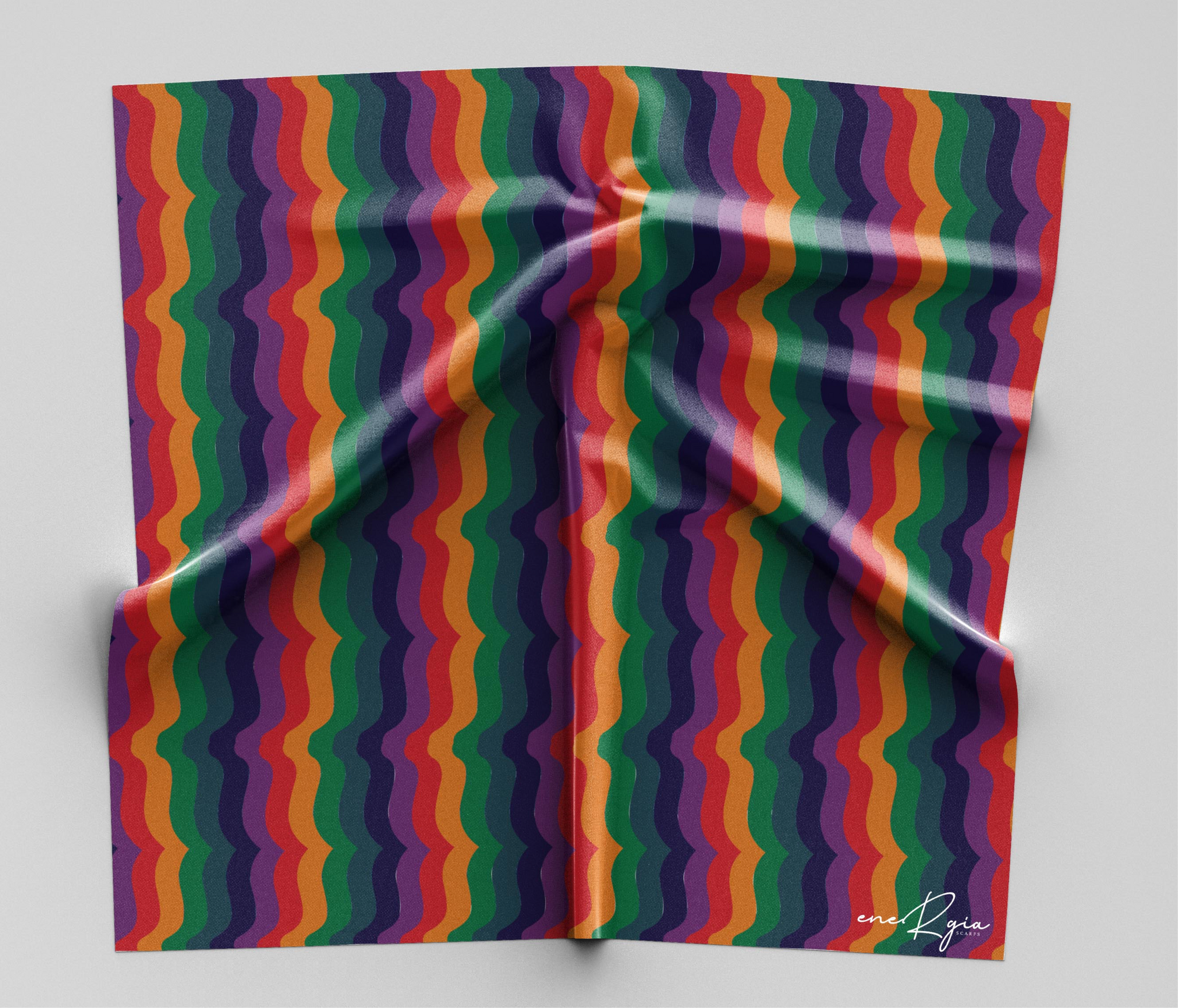 RAINBOW MIRAGE - SILK SCARF