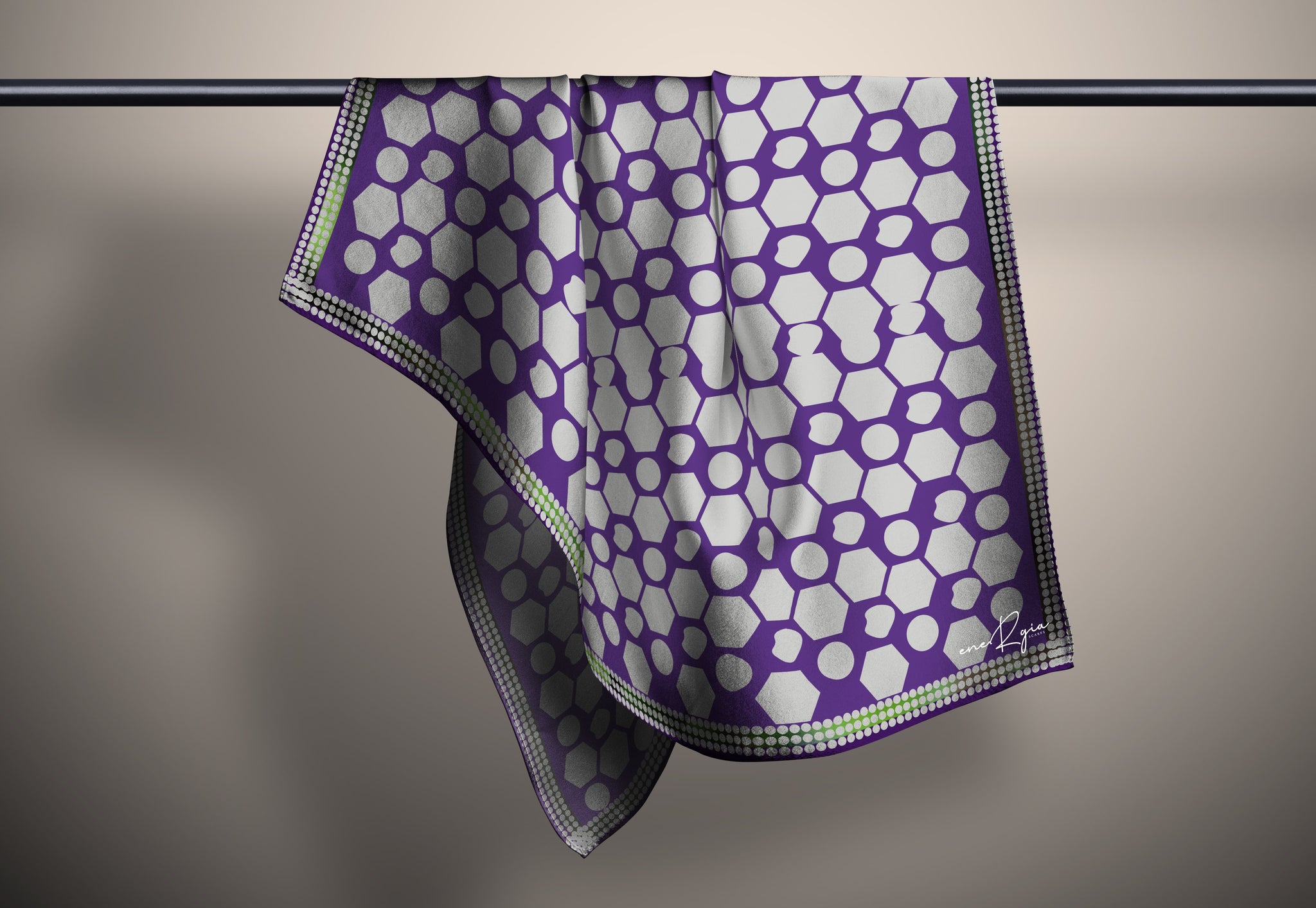 VIOLET WHISPER - SILK SCARF