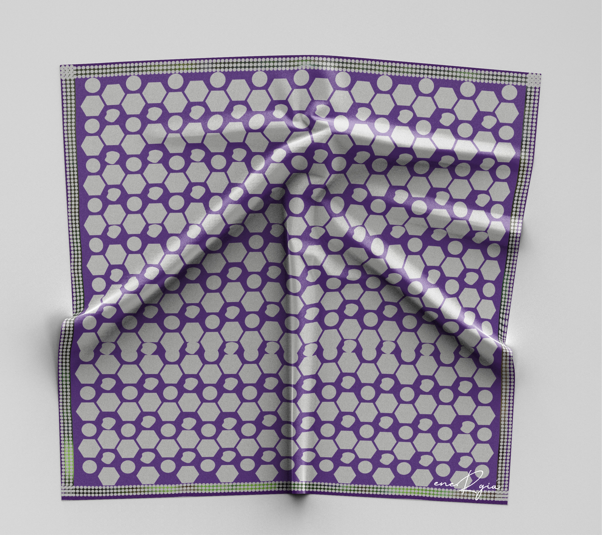 VIOLET WHISPER - SILK SCARF