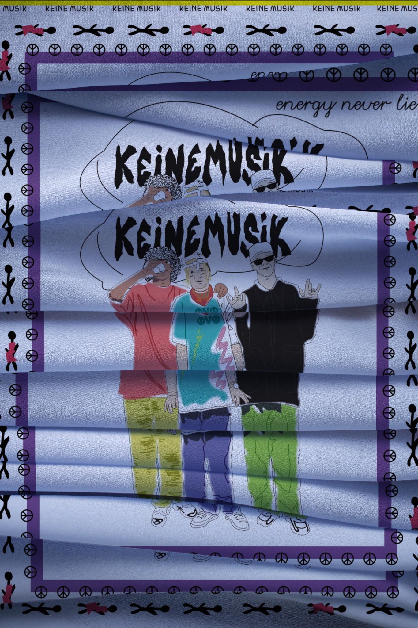 LIMITED EDITION ( keinemusik )SILK SCARF-no for sale